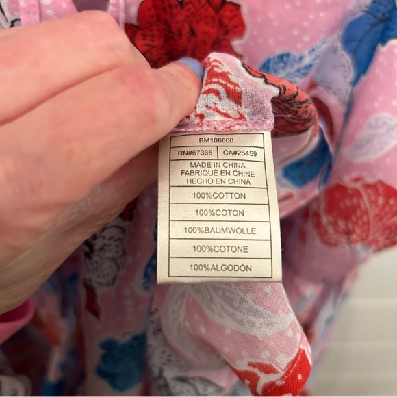 BB Dakota Steve Madden Maxi Dress Floral Sleeveless Pink Tropic of the Day NWT - Picture 4 of 5